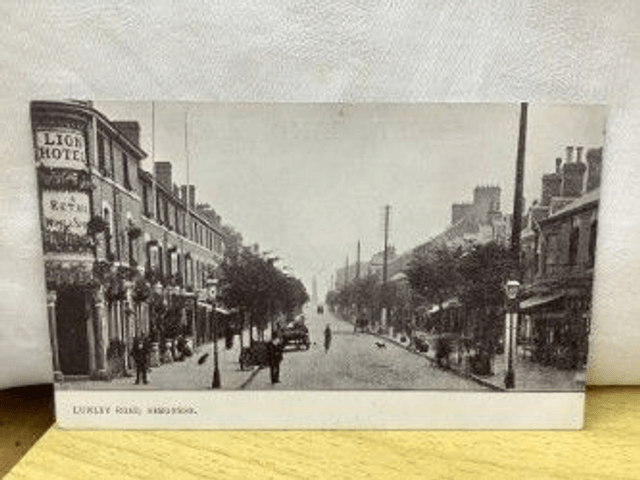 Skegness, Lumley Road, Lincolnshire, vintage unbranded postcard. Our Ref No R401 £2.00