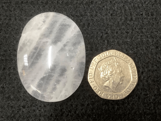 Crystal Quartz Worry Stone
