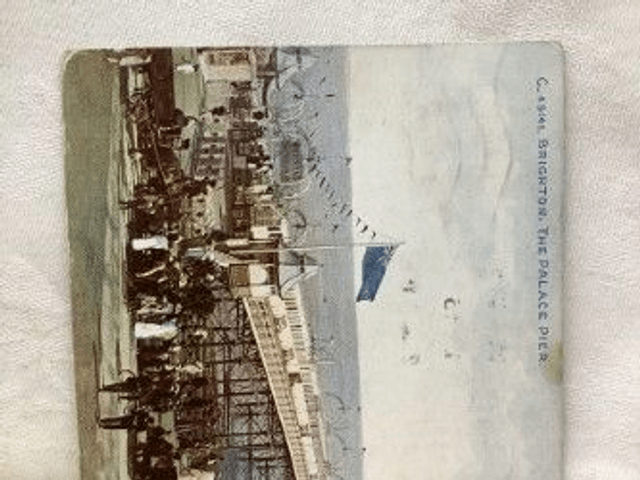 Brighton, The Palace Pier, Sussex, Posted Photochrom Co. Ltd Celesque Series postcard. Our Ref No. R173 £2.00