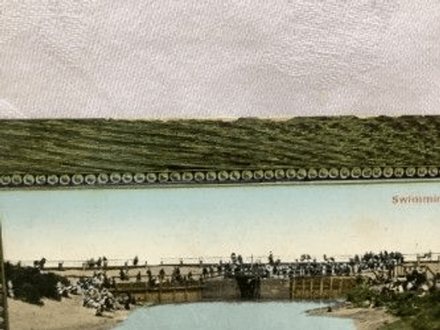 Mablethorpe, Swimming Pool, Lincolnshire, Posted 1911 Valentine's Series postcard. Our Ref No. R488 £2.50