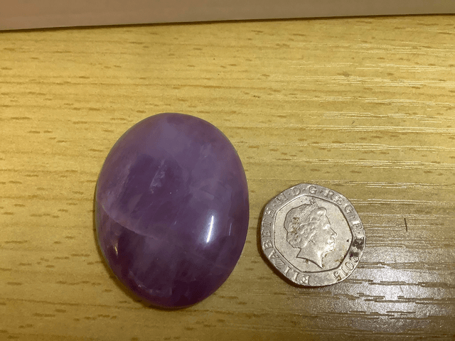 Amethyst Thumb Stone