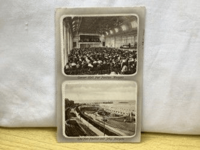 Margate, Concert Hall, The Fort Pavilion & Jetty, Posted 1912 Valentine's Series. no. Our Ref No. R87 £3.50