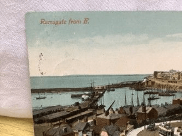 Ramsgate from E. (East) Kent, Posted 1910 Valentine's Series Postcard. Our Ref No. R159 £2.25