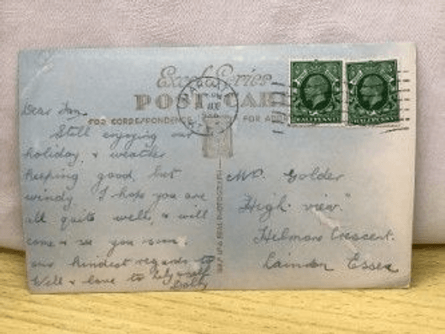 Cliftonville, Palm Bay Looking West, Kent, Posted 1936 Excel Series Postcard. Our Ref No. R25