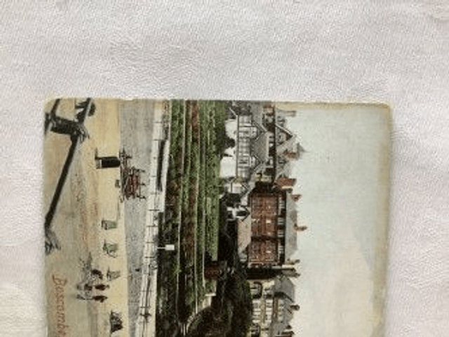 Boscombe from the Pier, Dorset, Posted 1914 Frith's Series Postcard. Our Ref  No. R351 £3.25