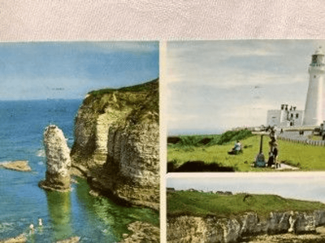 Flamborough, Yorkshire, Multiview Postcard Posted 1969 unbranded vintage postcard. Our Ref No. R247 £2.50