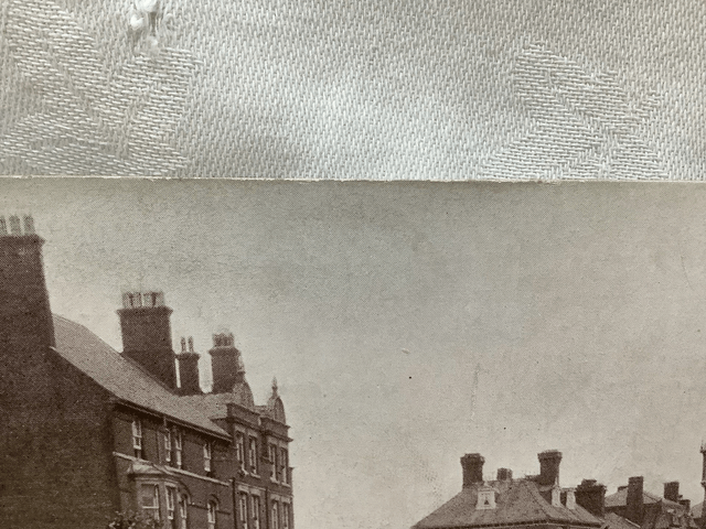 Skegness, South Parade & Clock Tower, Lincolnshire, Vintage Sepio, J. Salmon Vintage postcard. Our Ref No. R735 £2.50
