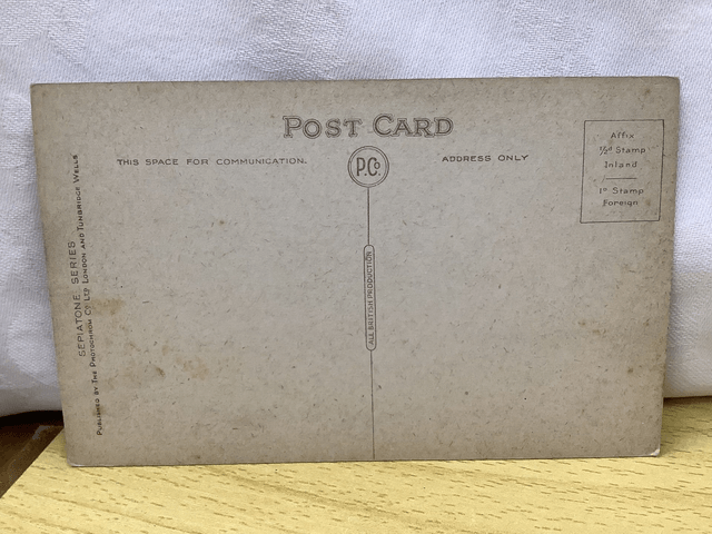 Boscombe, The Shelters & Marine Drive, vintage Sepiatone Photochrom Co. Ltd postcard. Our Ref No. R679 £2.50