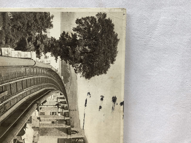 Plymouth, Saltash Bridge, Devon, posted 1920 unbranded antique postcard. Our Ref No. R714 £2.50