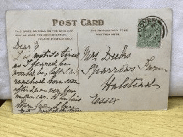 Dover, Fort Church and Pharos, Kent, Posted 1907 Antique Postcard. Our Ref No. R328 £2.50