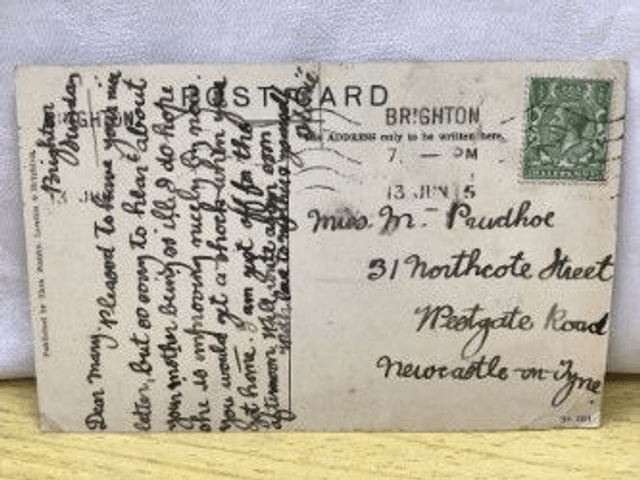 Black Rock, Brighton, Sussex, Posted 1915 Thos. Domby Postcard Our Ref. no. R72 £2.50