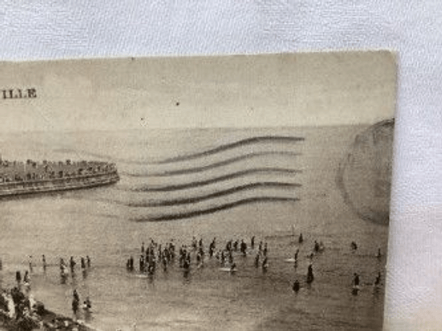 Cliftonville, Bathing at Palm Bay, Kent, Posted 1922 unbranded postcard. Our Ref No R29 
