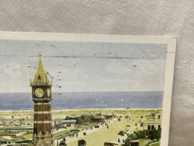 Skegness, Clock Tower and Gardens, Lincolnshire, Posted 1961 H. Coates & Sons vintage postcard Our Ref no R405 £2.00