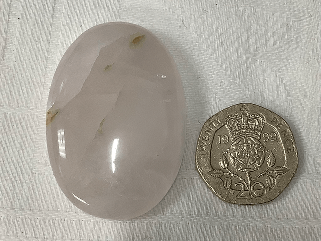 Rose Quartz Worry Stone