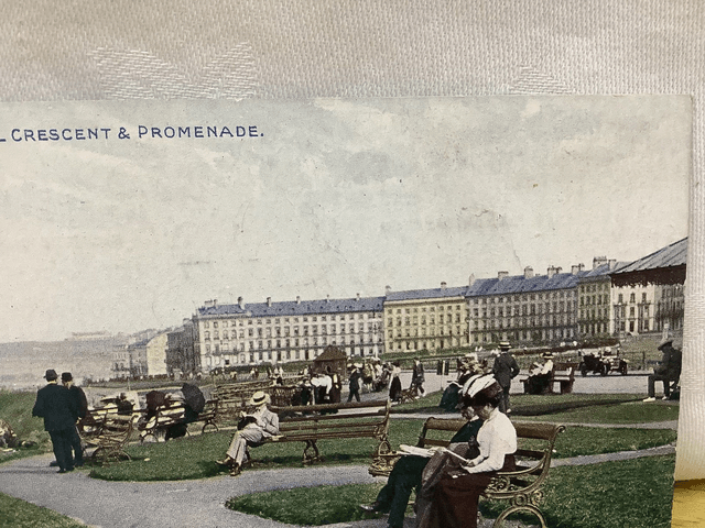 Whitby, Royal Crescent & Promenade, Yorkshire, Celesque The Photochrom Co. Ltd. Vintage Postcard Our Ref No. R891 £2.50