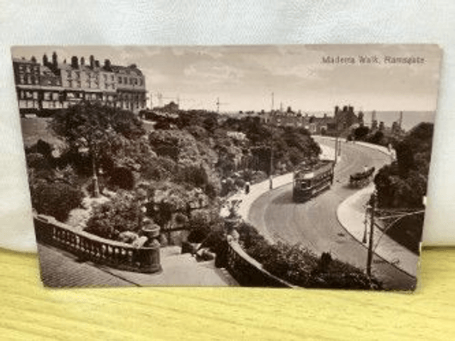 Ramsgate, Madeira Walk, Kent, Posted 1914 Valentine's Series Postcard. Our Ref No R46