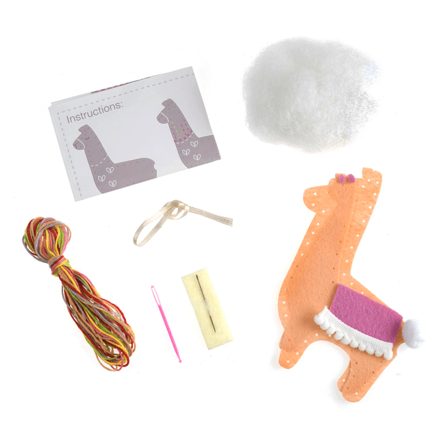 Llama Felt Decoration Kit