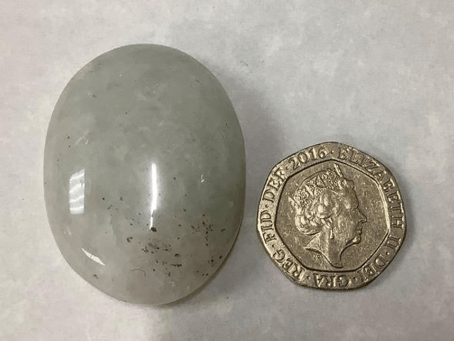 Green Quartz Worry Stone