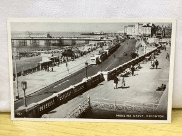 Brighton, Madeira Drive, Sussex, unbranded postcard. Our Ref No. R63 £2.25