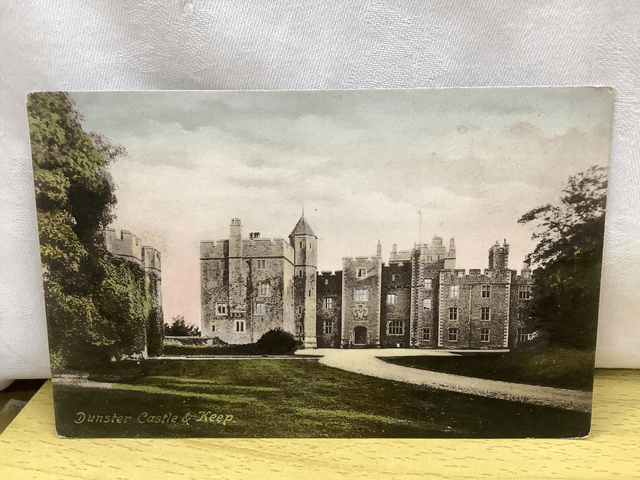 Dunster Castle And Keep, Somerset, F. Frith & Co. Ltd vintage postcard. Our Ref No. R659 £2.25
