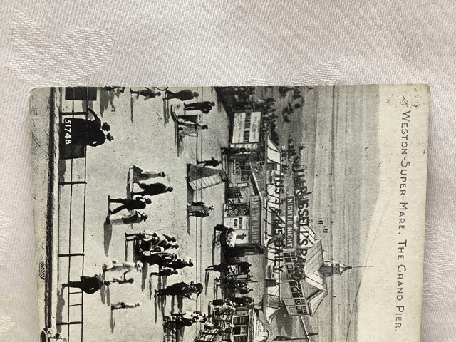 Weston-Super-Mare, The Grand Pier, Somerset, Posted 1927 Photochrom Co. Ltd Vintage postcard Our Ref no R587 £2.50