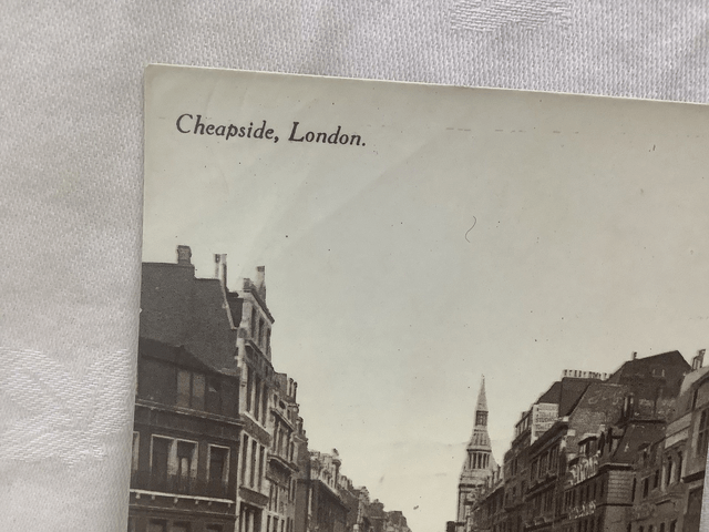 Cheapside ,London National Series Vintage Postcard  M & L Ltd. Our Ref Number A99 £2.85