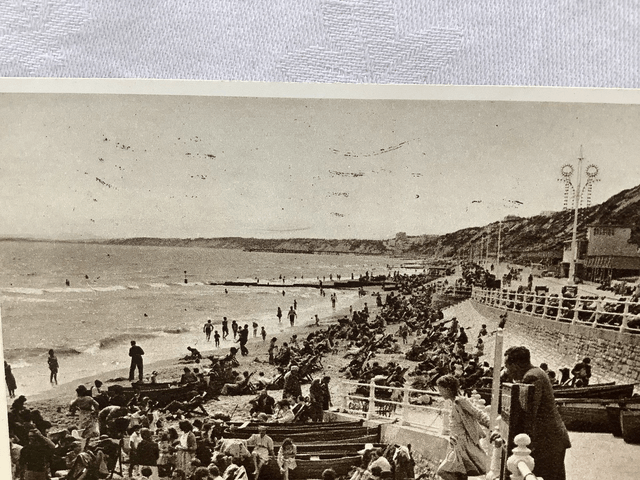 Boscombe Promenade, Dorset, Posted 1956, vintage Lansdowne Production Co. postcard. Our Ref No. R818 £2.50