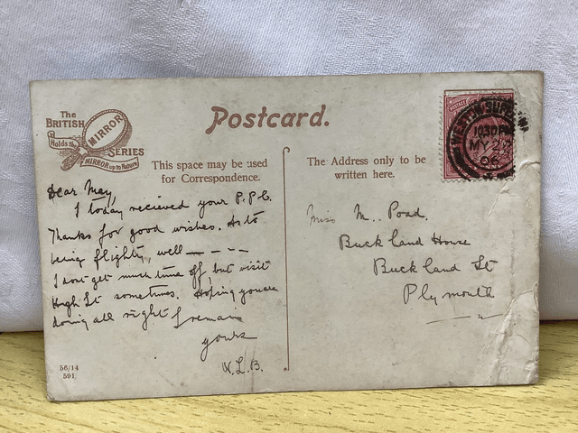 Weston-Super-Mare, The Sands, Somerset, Posted 1906 The British Mirror Series Antique postcard. Our Ref No. R697 £2.50