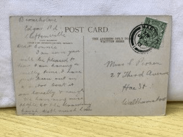 Margate, A Rough Sea, Pavilion Promenade, Kent, Posted 1913 J. Welch & Sons postcard Our Ref No. R120 £2.50