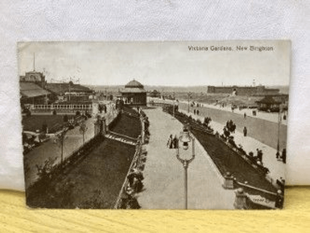 Victoria Gardens, New Brighton, Cheshire, Posted Valentine's Series Postcard. Our Ref No. R345 £2.50