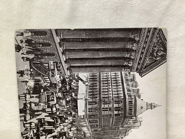 Mansion House and Cheapside, London,  posted early 1900's Unbranded antique postcard Our Ref A133