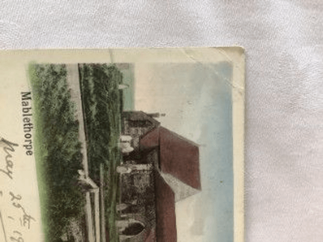 Mablethorpe, The Church, Lincolnshire, Posted 1905 Peacock Brand Antique Postcard Our Ref no R373 £2.50