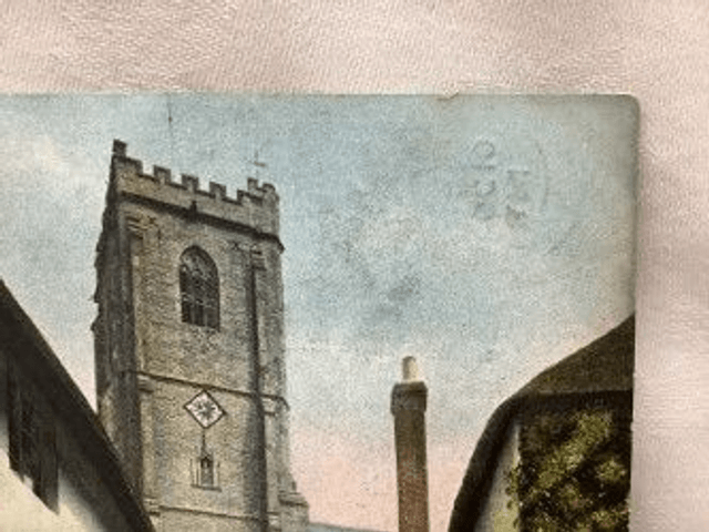 The Old Church, Minehead, Somerset, Posted 1905 Antique Hartmann Postcard. Our Ref No. R522 £2.25