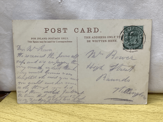 Storm at Morecombe, Lancashire, Posted 1904 Reliable Series Antique Postcard. Our Ref No. R595 £2.50