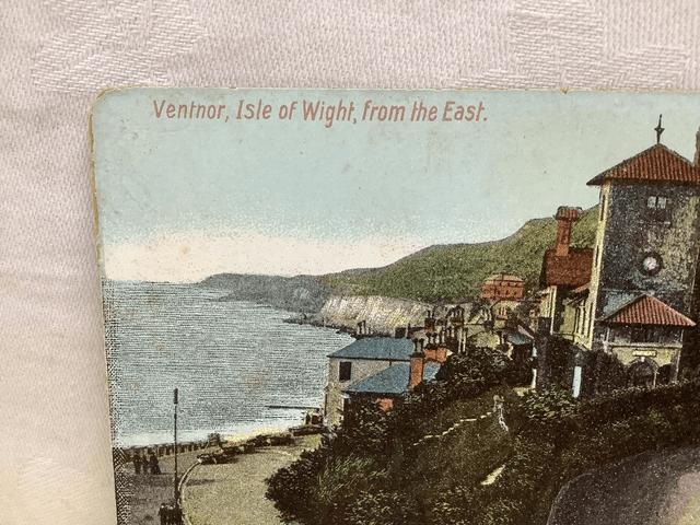 Ventnor, Isle of Wight, from the East, The Dove Series No.113 vintage postcard. Our Ref no. R789 £2.85
