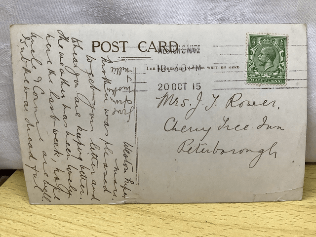 Weston-Super-Mare, Rozel Shelter, Somerset, Posted 1915 unbranded postcard. Our Ref No. R702 £2.50