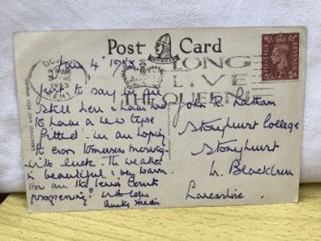 The White Cliffs of Dover, Kent, Posted 1953 Norman Postcard. Our Ref No. R329 £2.25