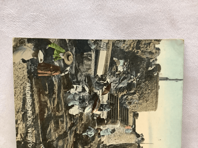 Anchor Head, Weston-Super-Mare, Somerset, Posted 1908 antique postcard. Our Ref No. R699 £2.50
