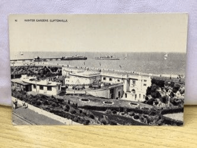 Cliftonville, Winter Gardens, Kent, A.H. & S. Paragon Series Postcard. Our Ref: No R26 