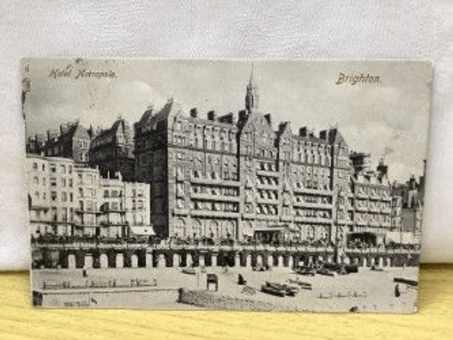 Brighton, Hotel Metropole, Sussex Posted 1905 Hartmann Postcard. Our Ref no R75 £2.50