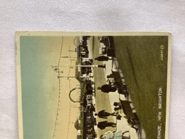 New Brighton, The Promenade, Cheshire, Valentine & Sons Ltd. Vintage Postcard. Our Ref No R398 £2.50