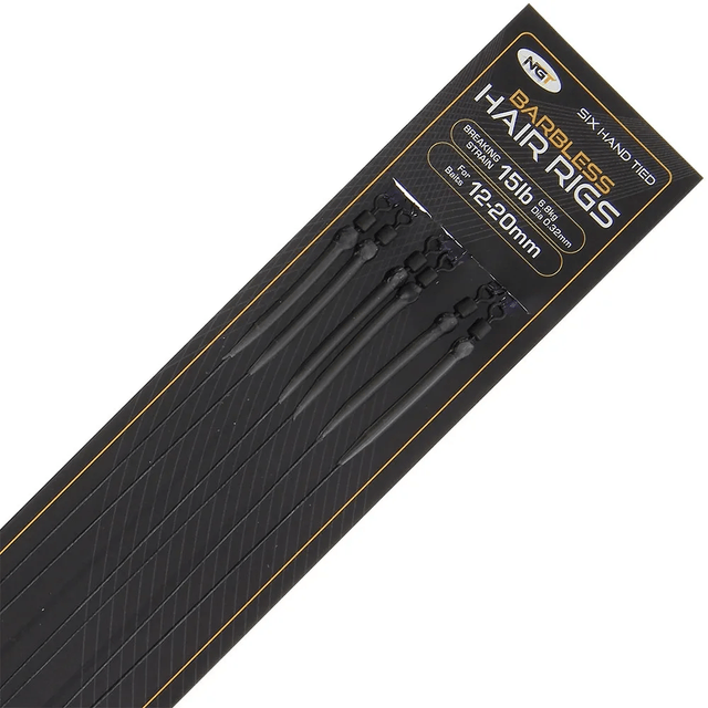 NGT Sixpack Hair Rigs - Size 8 Barbless