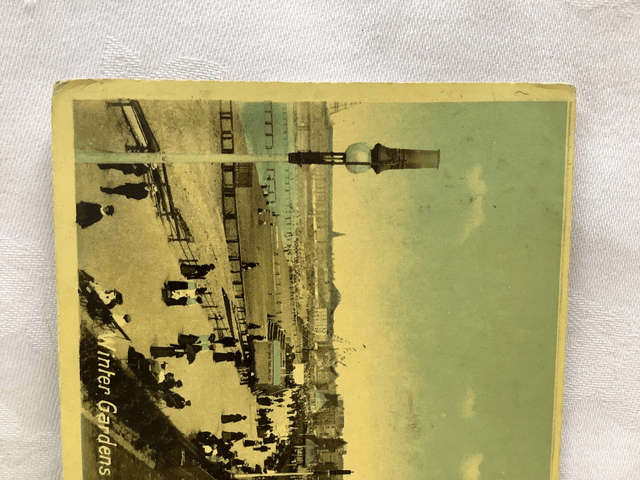 Winter Gardens and Promenade Morecombe, E.E., Lancashire, Posted 1914 Savoy Series. Antique Postcard Our Ref No R592 £2.50