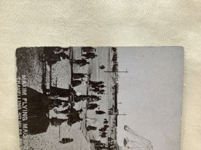 Blackpool, Maxim Flying Machine Travelling 40 Miles an Hour, Lancashire, G D & D. Our Ref No R411 £2.25