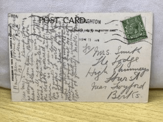 Brighton, Black Rock, Sussex, Posted 1914 Thos. Domby Postcard. Our Ref No. R47