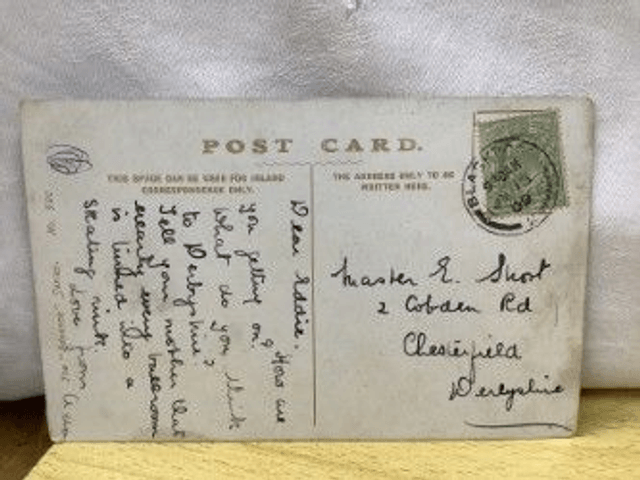 On the sands North Shore Blackpool, Lancashire Posted 1909 The Advance Series, antique postcard Our Ref. no. R472 £2.50