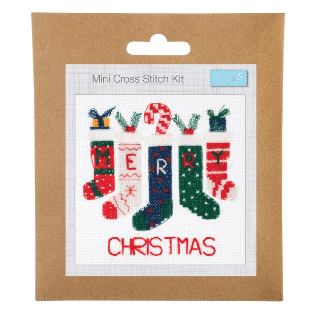 Counted Cross Stitch Kit: Stockings