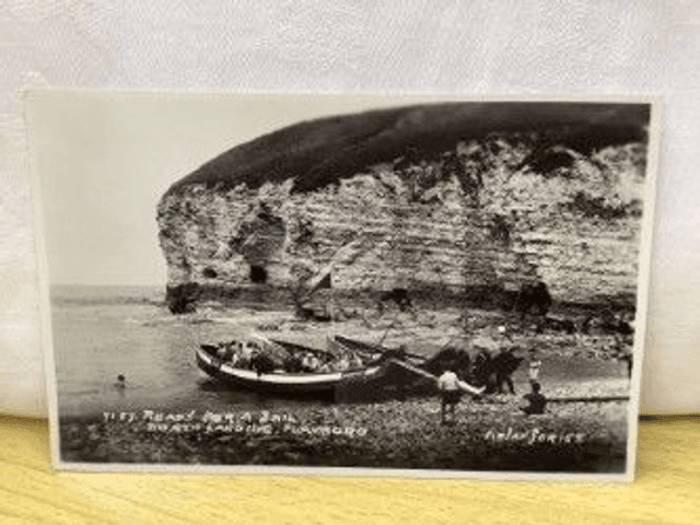 Ready For A Sail, North Landing, Flamboro, Yorkshire,  Arjay Postcard. Our Ref No. R252 £2.50