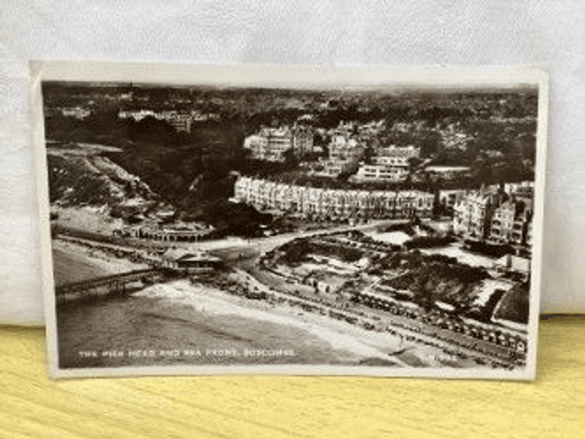 Boscombe. The Pier Head and Sea Front, Dorset, Posted 1950 Thunder &amp; Clayden postcard Our Ref. no R358 £2.85