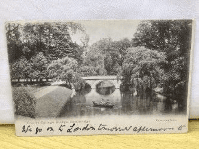 Trinity College Bridge, Cambridge, Posted 1905, Valentine&#039;s Series. Our Ref No. R282 £2.50